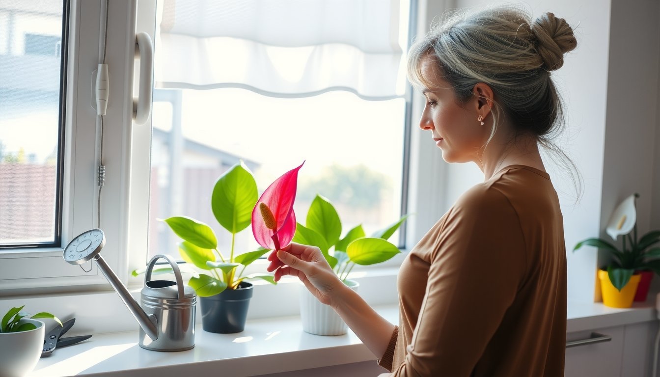 Flowering houseplants that bloom indoors for real (not just once at the shop) in a homemade style