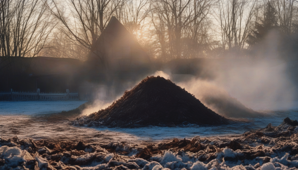 Compost stops heating in winter unless you adjust this in a homemade style