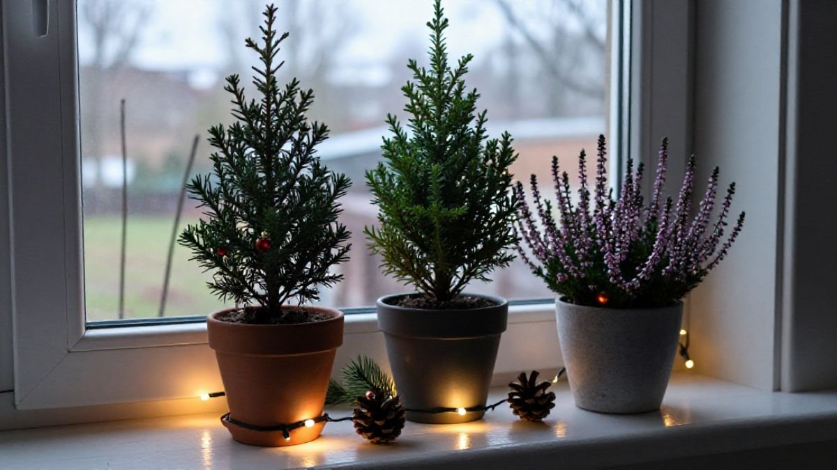 greens as christmas trees