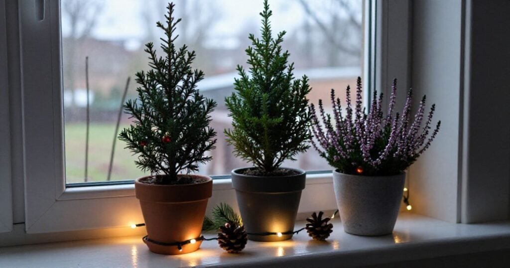 greens as christmas trees