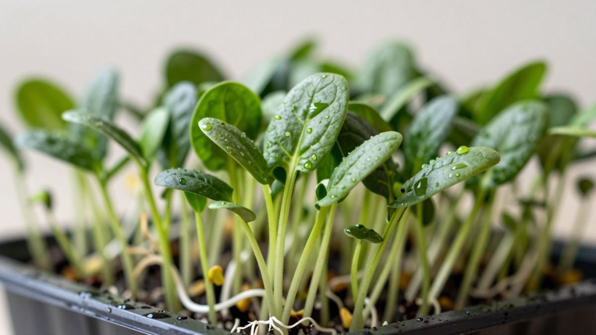 spinach microgreens